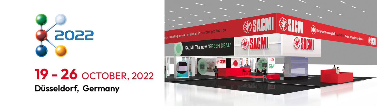 Digitalization and process control, the wider (and profitable) concept of sustainability: SACMI at K 2022