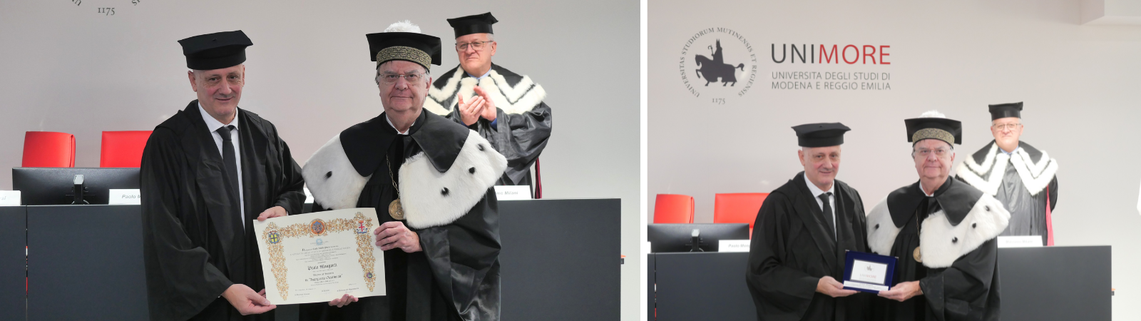 Paolo Mongardi receives an Honorary Master's Degree in Management Engineering