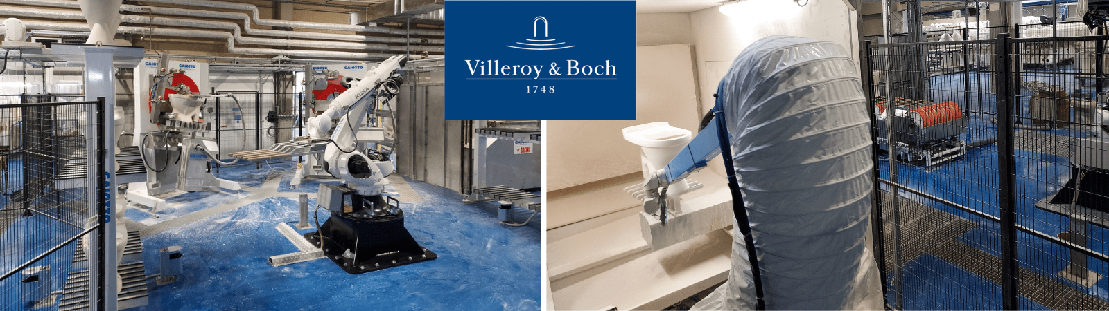 Handling and glazing 4.0 with SACMI for Villeroy & Boch Hungary