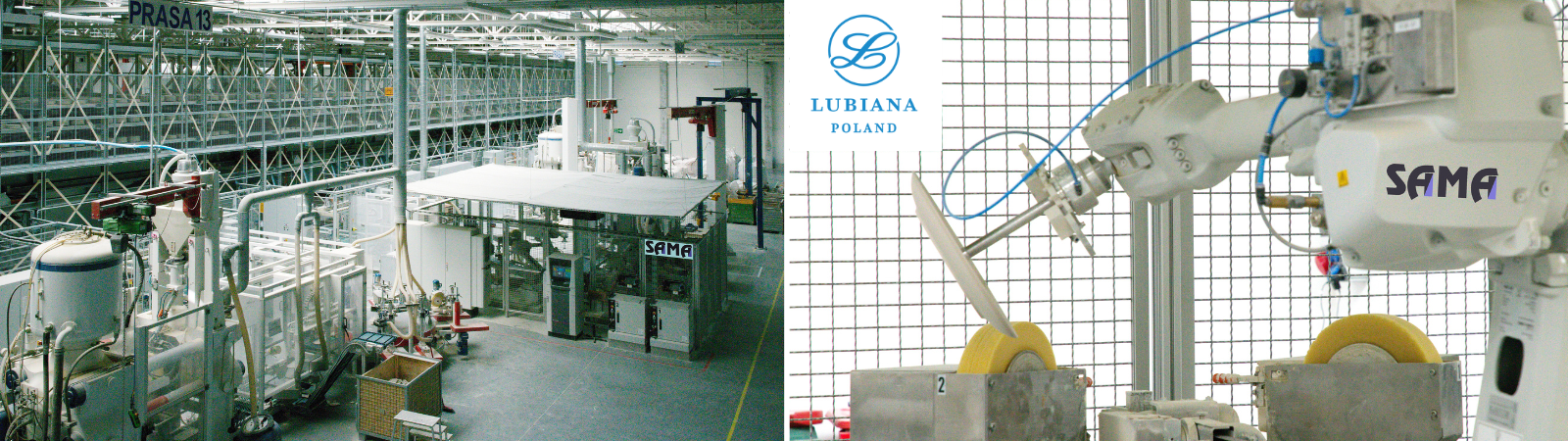 ZPS Lubiana SA invests in SACMI-SAMA pressing and robotized finishing 