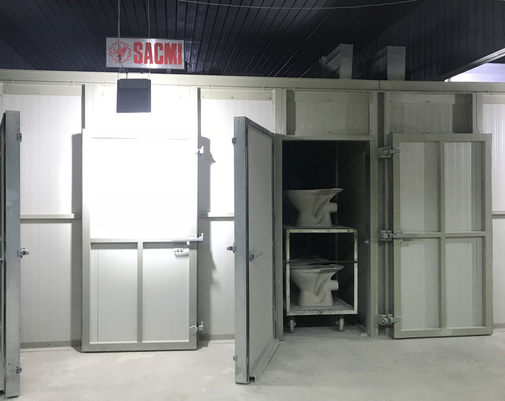 Sacmi, complete drying line for Ceram Divindus Unité de Ghazaouet